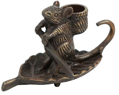 Intrepid Mouse Candleholder