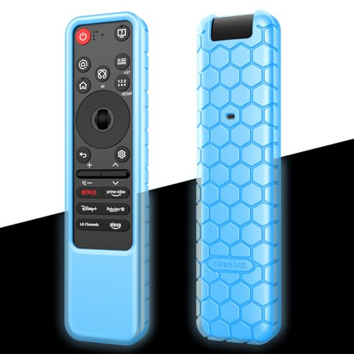 Fintie Funda para Mando LG MR25GA, Protector de Silicona para LG Smart TV C5 B5 G5 M5 Series Remote Control 2025, Azul Claro