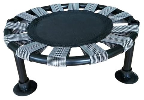 hindraem Mini trampolino per allenamento fitness, palestra, sport, versatile, per adulti e bambini. Adatto sia per adulti che per bambini. Diametro di 45 cm e