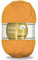 Rellana Flotte Socke uni,100 Gr. 4-fädige Sockenwolle, 75% Schurwolle(Superwash)/25% Polyamid, (921 sonnengelb)
