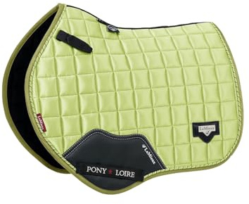 LeMieux Junior Pony Loire Jump Square - Breathable & Soft - Bamboo Lining - Saddle Pads for Horses - Equestrian Riding Equipment and Accessories - Kiwi