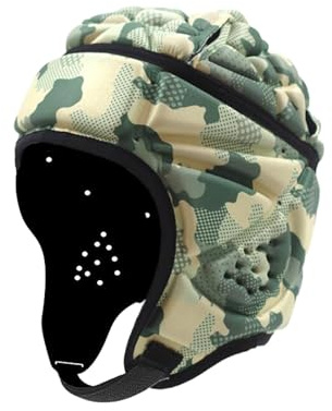 Dickly Casco da Rugby per Bambini Casco da Football Imbottitura Morbida Copricapo da Rugby Caschetto da Rugby per bisogni Speciali Lanciatore Bambini Che, Stile b