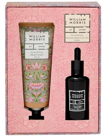 William Morris At Home Forest Bathing Body Care Set | Body Cream 100ml & Body Oil 45ml