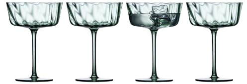 Lyngby Glas Vienna Champagneskål 35 cl 4 st Grön