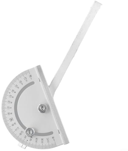 Calibro per sega da tavolo regolabile, Righello angolare di precisione per sega da tavolo, Righello angolare compatto in metallo per mini sega da banco con design a T per tagli accurati