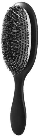 Anti -Frizz Hair Pinsel - Weiche Schweineborsten Haarbürste | Borstenhaarbürste | Pinsel für ölige Haare | Tippslose Borsten Kammhaarbürste | Männer Frauen Haarpflege | Fügt Glanz hinzu und macht Haa