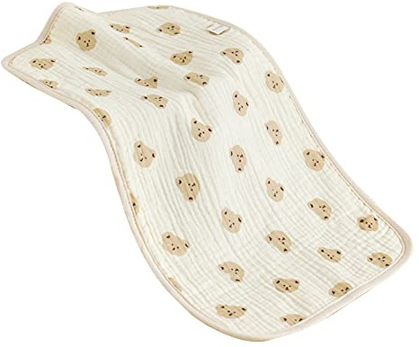 Qsvbeeqj Asciugamano per bambini Panno per il rutto del cotone del bambino Panno di lavaggio Multiuso Asciugamano per il viso Traspirante Alimentazione Sudore Assorbente Bambino Facetowel Per Cotone