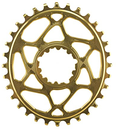 absoluteBLACK Oval Boost148 Direct Mount Narrow Wide Chainring Compatible with SRAM 3mm Offset, Gold, 32T