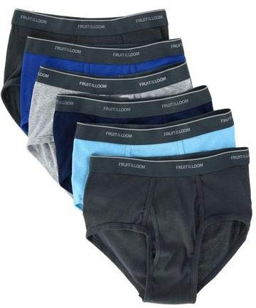 Fruit of the Loom Men's Fashion Brief (Pack of 6) (6-Pack Assorted Fashion Briefs, Large)