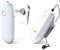 LESNGO 318C Wireless Lavalier Microphone, 20 UHF Channel Wireless Lapel Microphone XLR Lav Mic Compatible with iPhone Smartphone Camera Microphone for Streaming Youtube Interview Vlog (White)