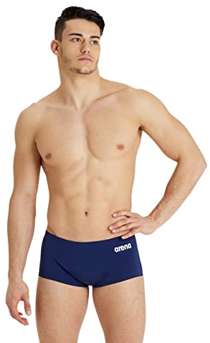 Arena Solid Team Herren-Badeshorts, Schnelltrocknende Badebekleidung, Badehose aus MaxLife Eco Gewebe mit Maximaler Chlorbeständigkeit und UPF 50+ UV-Schutz