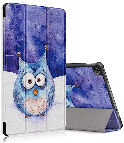 TOPCASE fodral kompatibelt med Lenovo Tab M10 Plus 3:e generationen 10,6 tum TB-125F / TB-128FU surfplattefodral, uggla