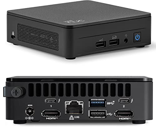 WEELIAO Intel NUC 13 Arena Canyon Newest 13th Gen Mini PC NUC13ANKi7 Barebone Mini Desktop Computer/HTPC Core i7-1360P,12 Cores, 16 threads,WiFi 6, Bluetooth 5.3,Windows 11 Pro