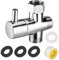 G1/2 Valvula Desviadora 3 Vias Valvula Desvio Grifo Ducha, Latón Válvula de Ducha para cabezal de ducha de mano y cabezal de pulverización fijo, G1/2 universal baño pieza de repuesto（20mm）