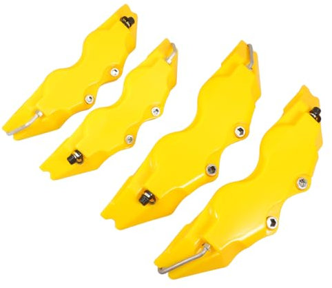 TOPPERFUN 2 Sets Front Rear Brake Caliper Cover Kit Style Car Brake Caliper Cover Wheel Hub for Car Protection