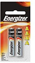 Eveready Battery E96BP-2 2-PackAAAA Alkaline Batteries - Quantity 6