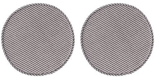 Round Stool Chair Cushions with Ties, 13 Inch Bar Stool Pads, Set of 2