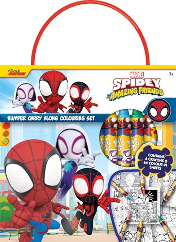 Design Group Creative Kids Craft Set Spidey & Friends Bumper Carry Along