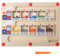 POHOVE Magnetspiel Labyrinth Spielzeug, Montessori Farben Zahlen Lernen Sortierspiel Spielzeug, Magnet Spielzeug Holz 3 4 5 6 7 Jahre Kinder Motorikspielzeug Geschenk Mädchen Junge