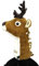 Scott Edward Lustige Golfschlägerhülle, passt gut für Golfschläger mit niedlichem Tier-Zoo-Design, weiche, funktionelle Golfschlägerhaube, stilvoller Schutz für Männer und Frauen (Sika-Deer-DR)