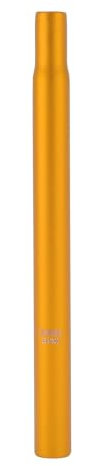 INFINAUTO Bike Seat Posts 25.4x300mm Bike Saddle Post Seat Tube Aluminum Alloy Gold Tone Lightweight