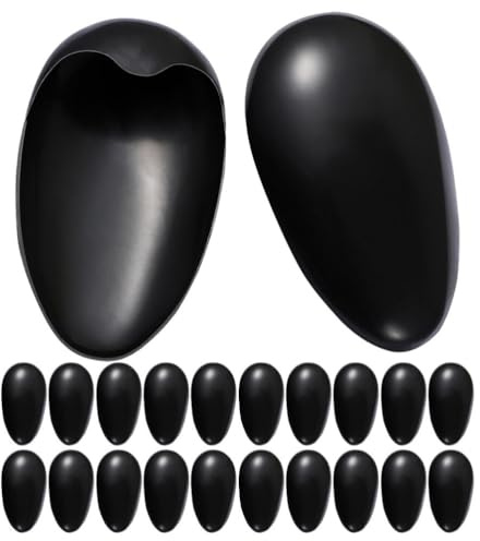 FRCOLOR Lot De 40 D'oreilles Réutilisables Pour Coloration Capillaire D'oreilles Noires Style Unisexe Accessoire De Salon