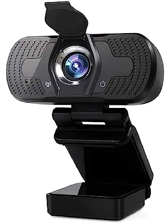 Cámara Web 1080P Full HD con micrófono 1080p for PC Computadora portátil Escritorio USB Camara Web(W8 with Cover)
