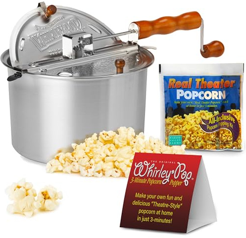 Aluminum 6 Qt Whirley-Pop Popcorn Popper