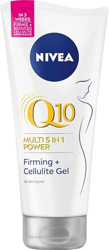 NIVEA Q10 Multipower 5 in 1 Gel per il corpo rassodante e anti-cellulite, 200 ml