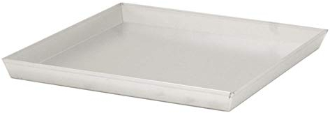 Bandeja de Horno Cuadrada 37×37 cm – Aluminio Alimentario, Borde 3 cm, Espesor 1,2 mm – Profesional y Doméstica