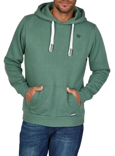 riverso Hoodie Herren Regular Fit RIVLinus Kapuzenpullover Pullover Sweatshirt Streetwear Grün, Größe:XL, Farbe:Forest Green