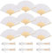 36 Wedding Fans Paper Handheld Folding Fan with Organza Bags, Bamboo Folding Hand Held Fan for Wedding Favors Birthday Party DIY Home Wall Decoration (36)