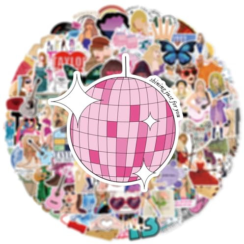 100 Stück T-a-y-l-o-r Laptop Aufkleber, Wasserfeste Vinyl-Aufkleber für Autos, Laptops, Skateboards, Helme und mehr