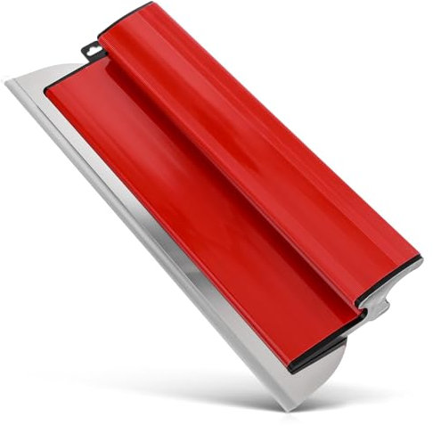 Neuytiky 40 cm Espatulas Masilla,EspáTula para Alisar Paneles,Hoja de Acero Inoxidable,Espátula de Superficie de,Espatulas Pintura Pladur,Para Paredes de Cemento y Hormigón