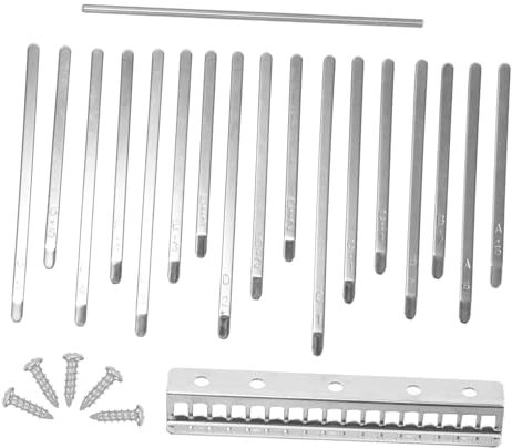 Mikinona Kalimba Mit Tasten Selbstgebaute Daumenklavier Metall-kalimba Fingerklavier Für Erwachsene Tragbares Musikinstrument Mit Zubehör