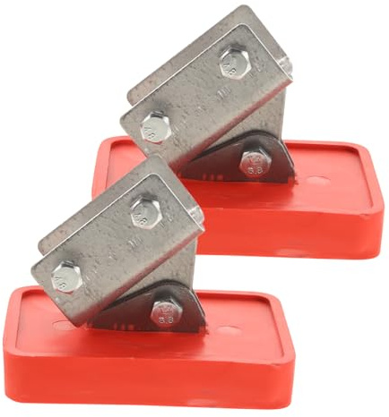 OSALADI 2pcs Ladder Foot Pads Heavy Duty Rubber Slip Replacement Feet Mat for Aluminum Alloy Folding Ladders Stable Grip Stairs Pads Protect Floors and Enhance Safety