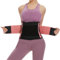 SIHOHAN Bauchweggürtel, Schwitzgürtel Fitness Gürtel, Verstellbarer Taille Trimmer Gürtel Fitnessgürtel, Waisttrainer Taillenformer, Bauchgürtel für Herren und Damen（Rosa, XXL）