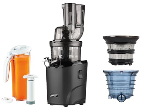 Kuvings - Extracteur de jus REVO830 + kit sorbet & smoothie + kit de conservation de jus sous vide - Noir