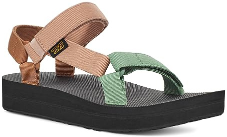 Teva Femme Midform Universal Sandales à Plateforme, Clay Multi, 39 EU