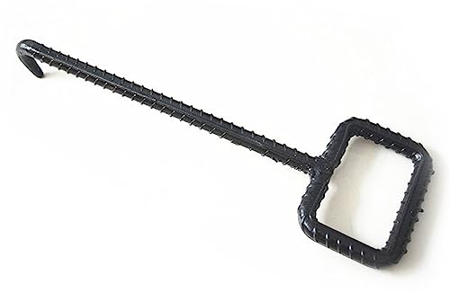 Gancho para Tapa Herramienta para Levantar Tapas de Alcantarilla, Ganchos de Desagüe Robustos de Acero Roscado, Llave para Tapas de Tormenta de 42/79cm de Longitud, Extractor de Tapas de Alcantarilla
