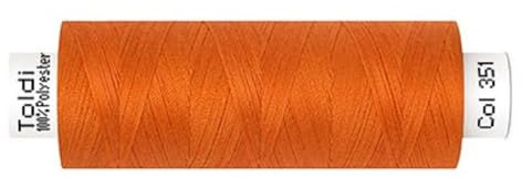 Gütermann Nähgarn Allesnäher TOLDI | 500m | Nähmaschinengarn | 40 Farben (351 orange)