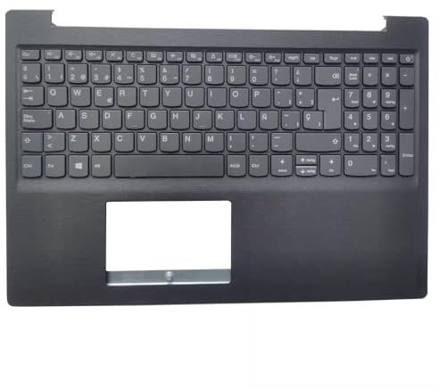 RTDPART Reposamanos y Teclado para Ordenador portátil para Lenovo V15-IKB V15-IWL V15-IIL V15-IGL V15-ADA España SP Funda Superior Nueva