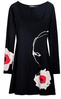 Desigual Vest_Brujas Casual Dress Mujer (Pack de 1)
