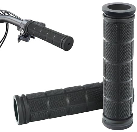117mm Gummi Prallschutz Fahrrad Lenkergriffe, 22mm Anti-Rutsch Komfortable Stoßfest Mountainbike Griffe, rutschfeste Ergonomische Handgriffe, Weichem Gummi Dämpfung Bike Handgriff für Kinder MTB
