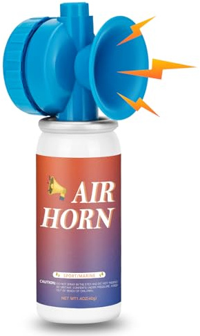 Air Horns for Safety Loud Marine, Air Horns Can 1.4oz Mini Small Handheld for Boat Sporting Events Emergency Use Camping Hiking Outdoor, 1 Pack
