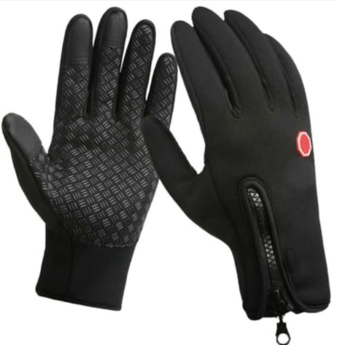 Argumub Frostfit - Thermo Handschuhe, Premium Thermohandschuhe, Unisex-Winterhandschuhe Mit Touchscreen Warm Wasserdicht, Geeignet für Radfahren Im Freien (Schwarz, S)