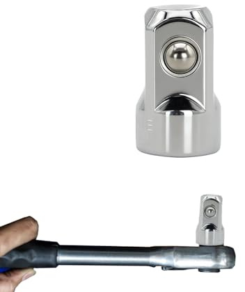 ALLY-MAGIC Adattatore per bussola da 1/4 pollici a spina da 1/2 pollici, adattatore femmina, adattatore per chiavi a bussola, chiave a bussola, riduttore E21-TTZHT (1/4 su 1/2)