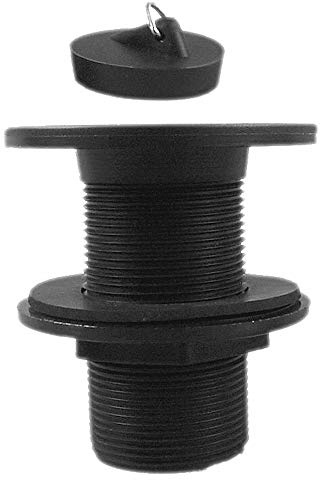 Drain Assembly: 3 3/8 in Overall Dia, 5 Body Ht, 2 Pipe Plastic, Threaded, WA-5, 4AYK1