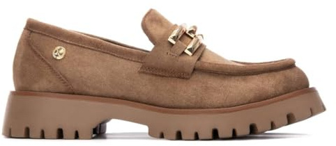 XTI - Mocasines Mujer Beige - Calzado Cómodo y Versátil - Moda Casual - Modelo 14445901 (Talla 37)