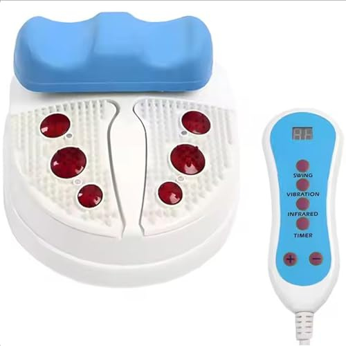 Foot Massager Machine for Blood Circulation and Fatigue Relief with Remote Control, Chi Massage for Relaxation and Wellness